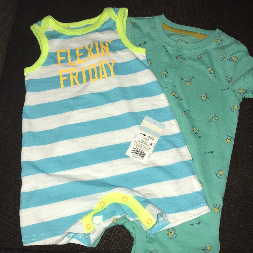 Cat & Jack Rompers 2 pack